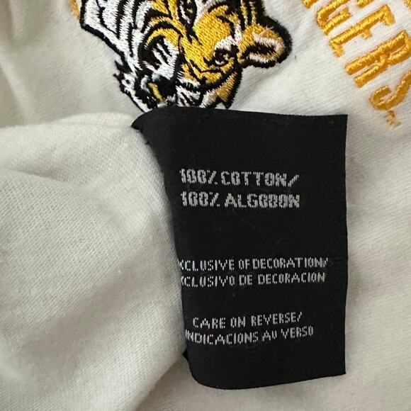 VTG Team Starter LSU Tigers Short Sleeve Crew Neck Oversized Tee I L - Picture 8 of 8